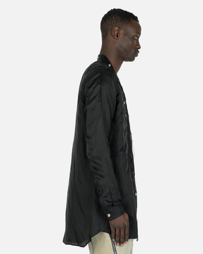 Rick Owens Men's Shirts Fogpocket Larry Shirt in Black