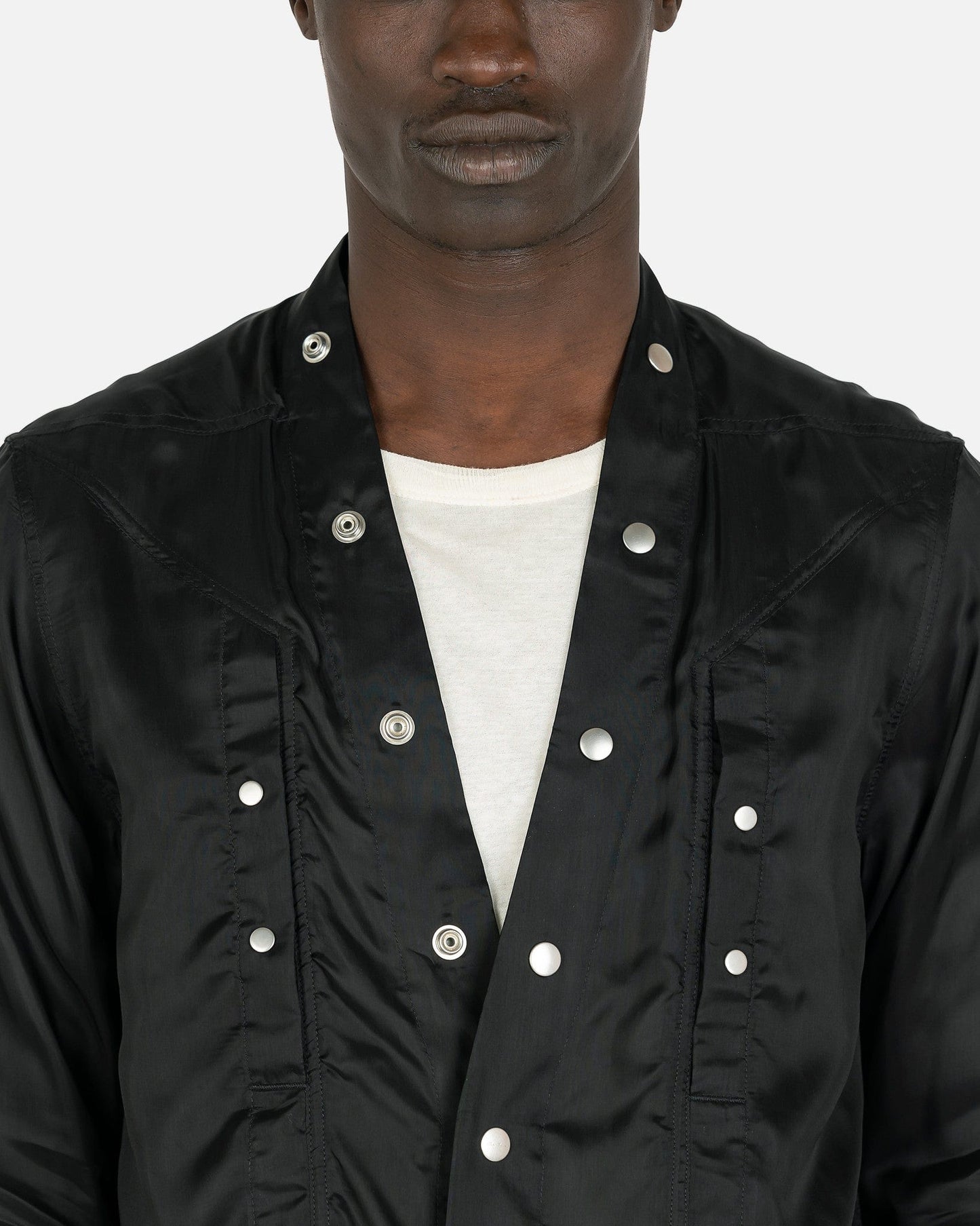 Rick Owens Men's Shirts Fogpocket Larry Shirt in Black