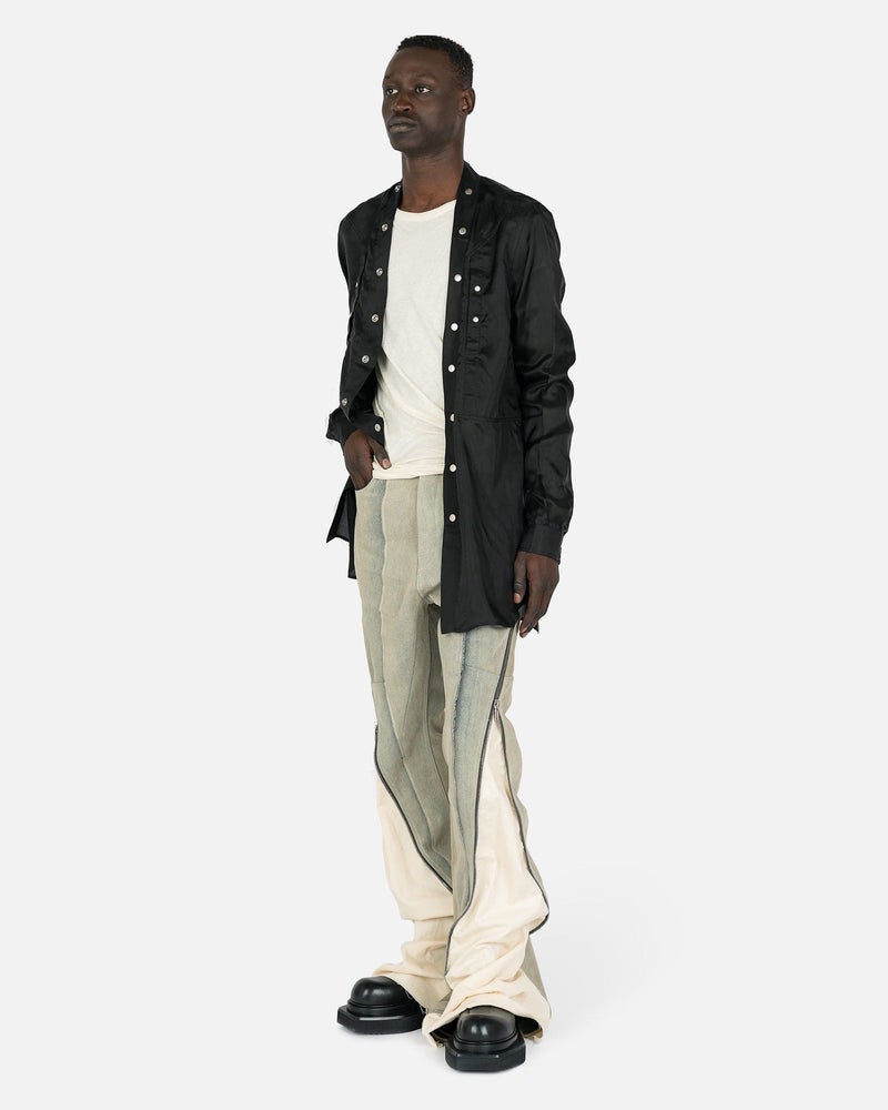 Rick Owens Men's Shirts Fogpocket Larry Shirt in Black