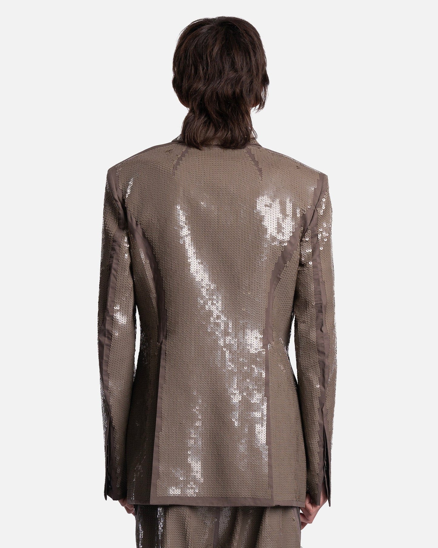 Rick Owens Men's Jackets Fogpocket Soft Blazer in Dust