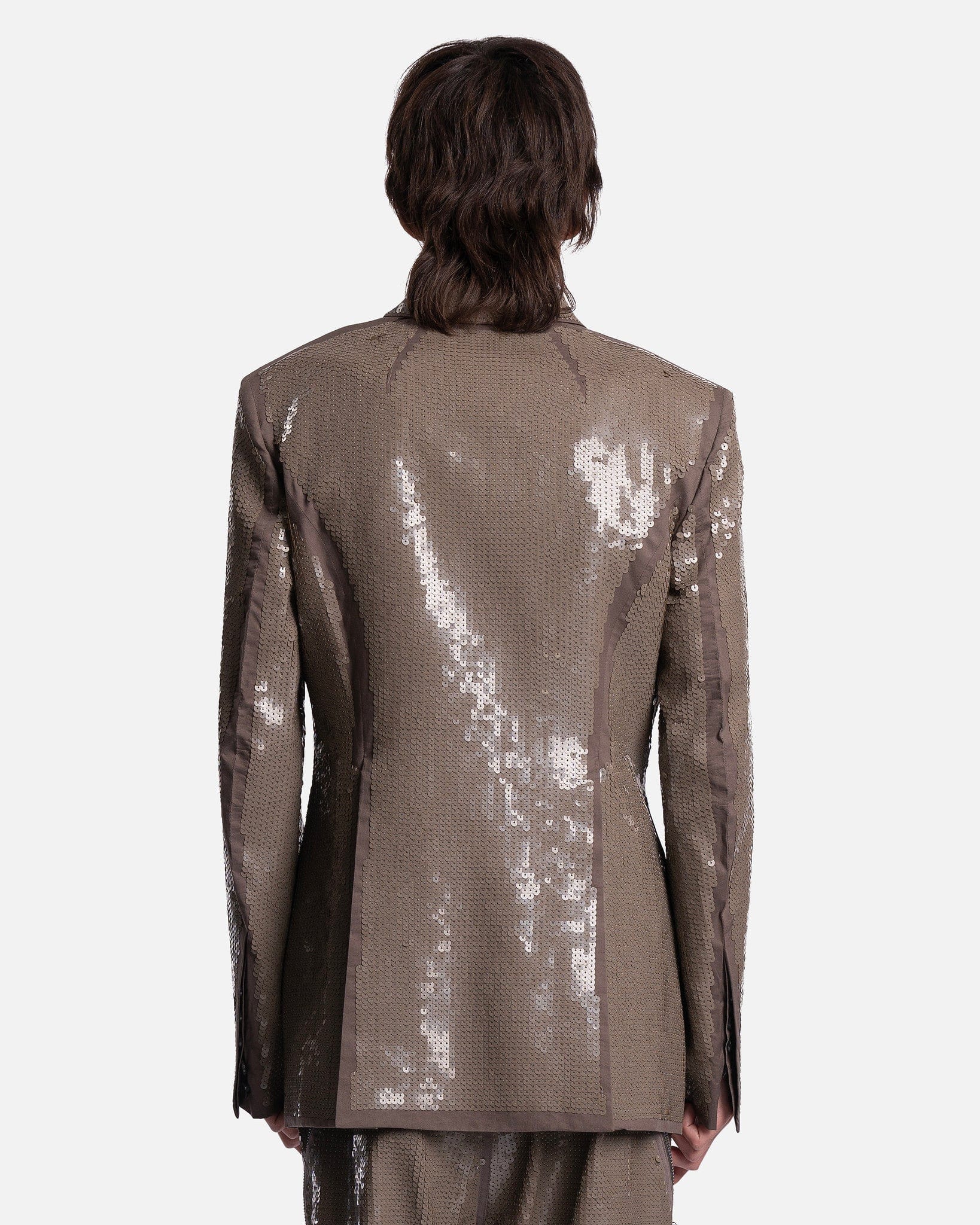 Rick Owens Men's Jackets Fogpocket Soft Blazer in Dust