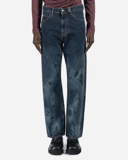 Marni Men's Jeans Found Objects Denim Trousers in Indigo