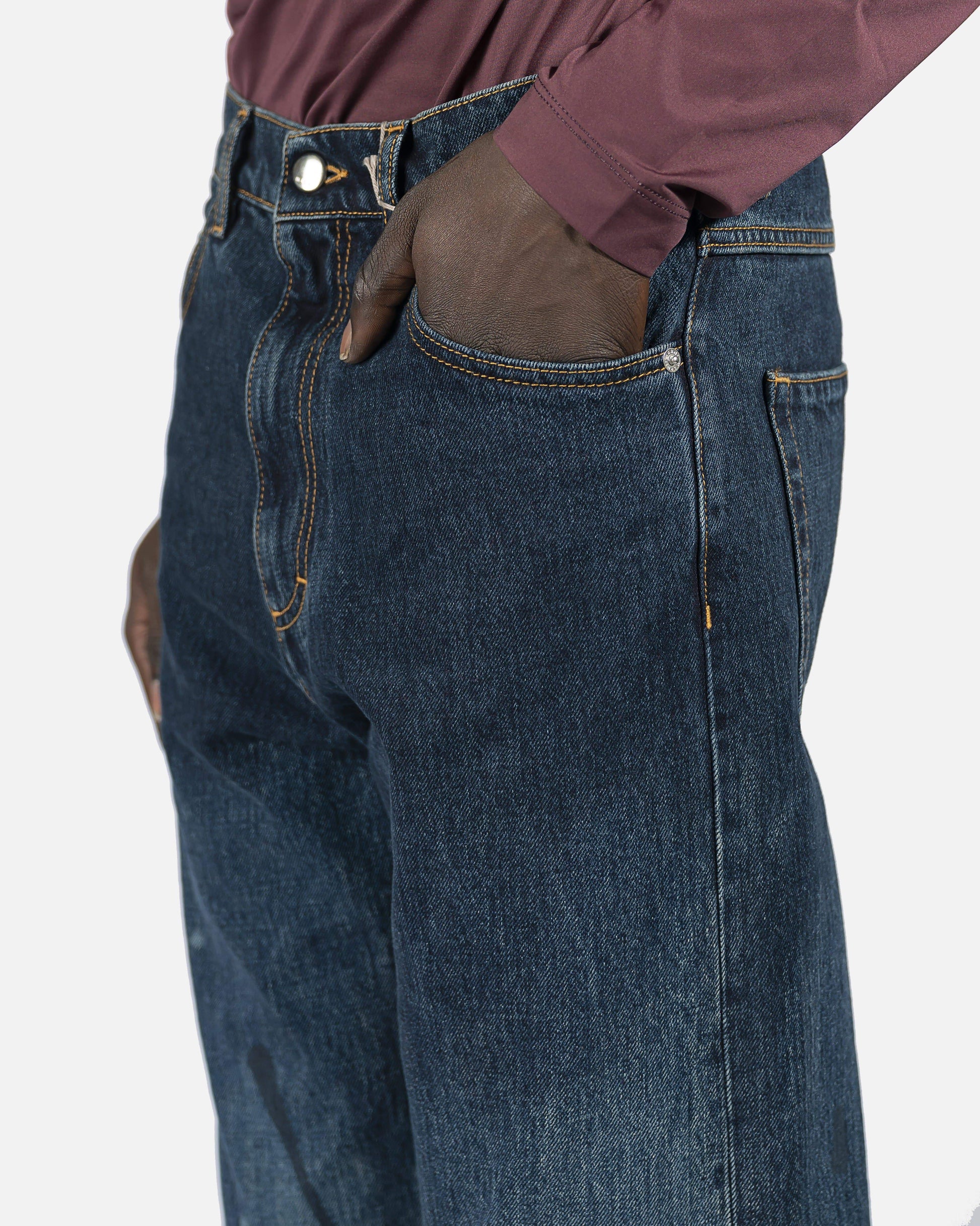 Marni Men's Jeans Found Objects Denim Trousers in Indigo