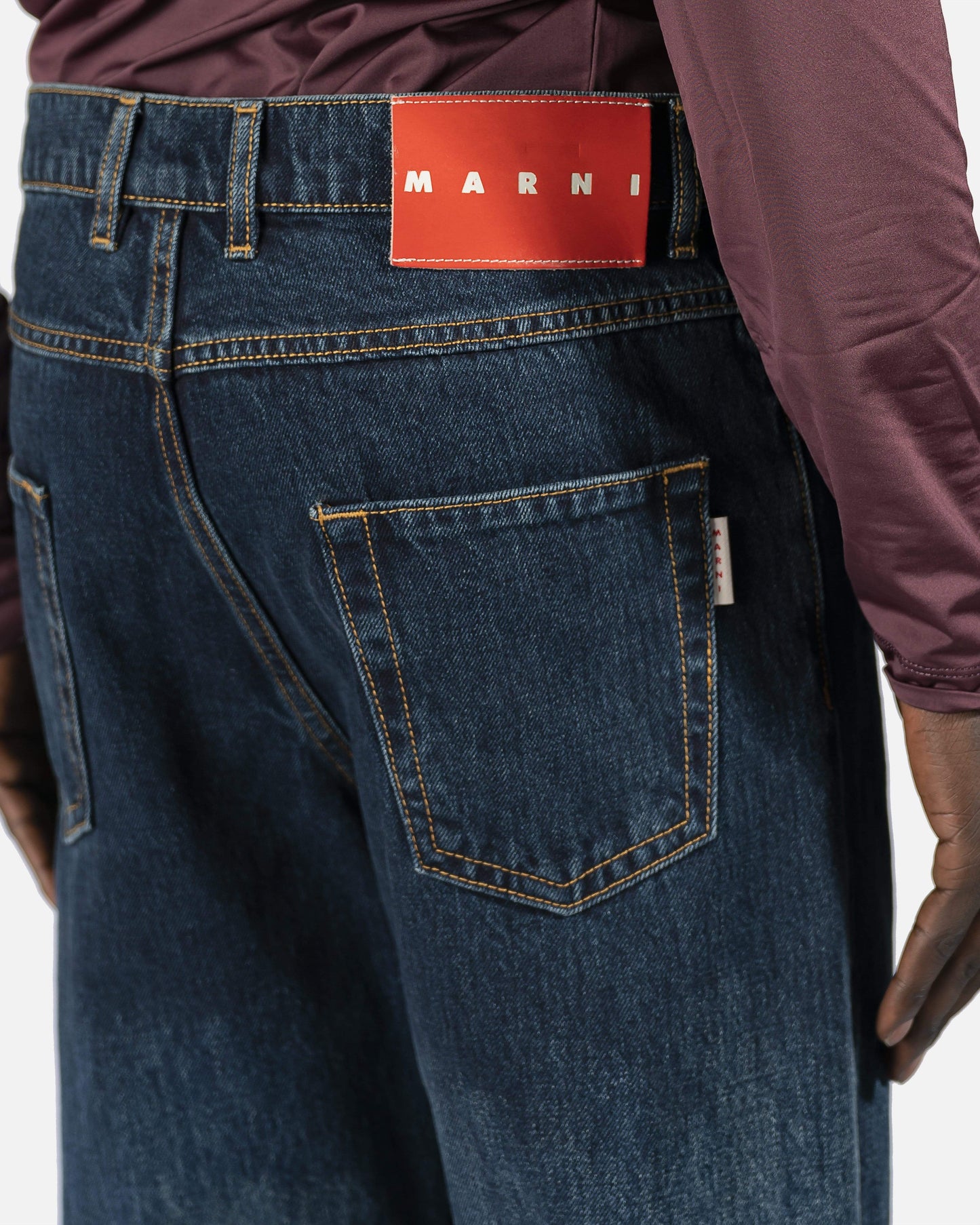 Marni Men's Jeans Found Objects Denim Trousers in Indigo