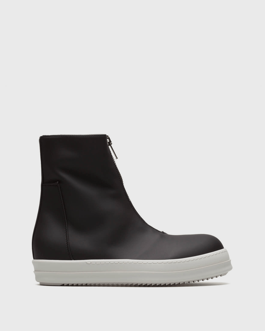 Rick Owens DRKSHDW Women Sneakers Front Zip Sneaker in Black and White