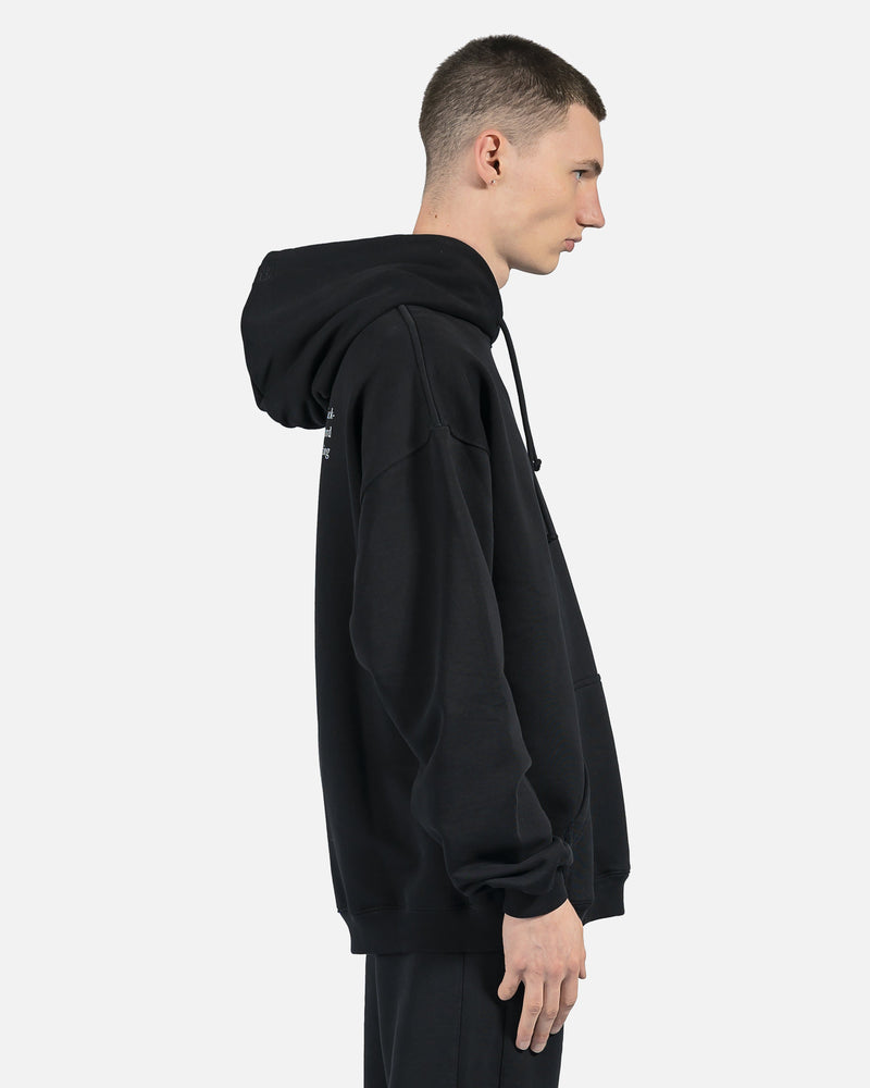 VETEMENTS Men's Sweatshirts Fuck Definition Hoodie in Black