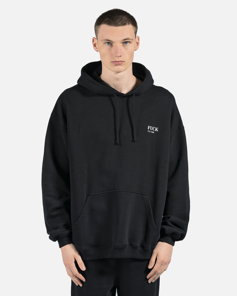 Fuck Definition Hoodie in Black – SVRN - Main Image
