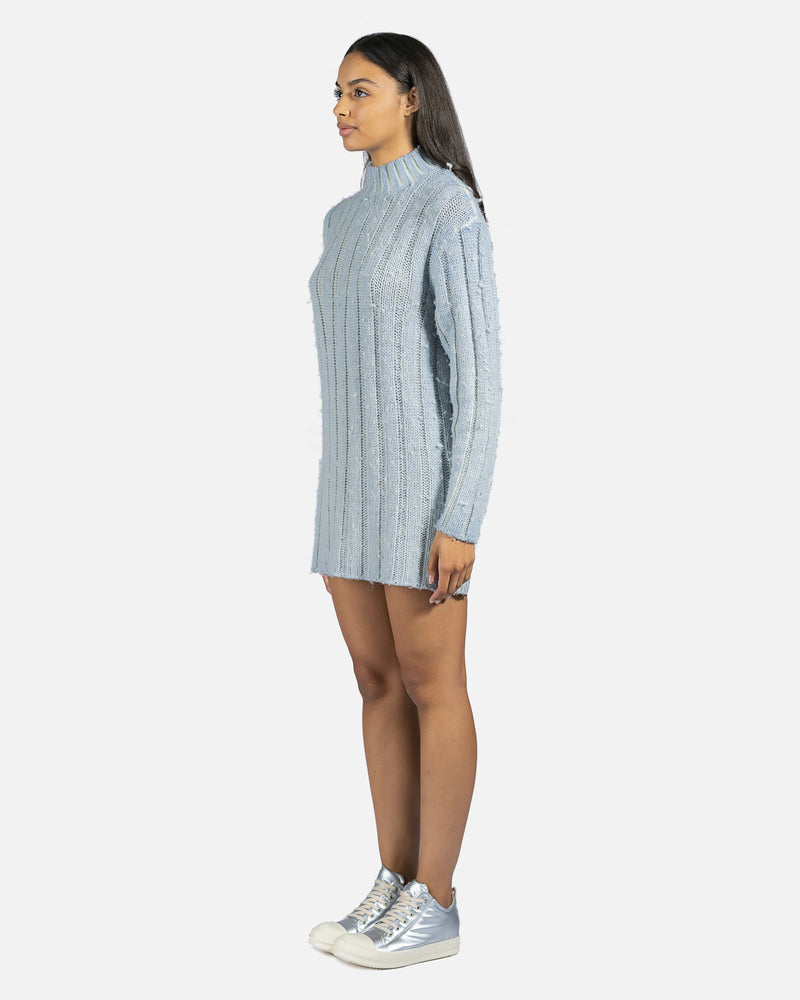 Our Legacy Women Tops Funnel Neck Sweater in Ice Blue