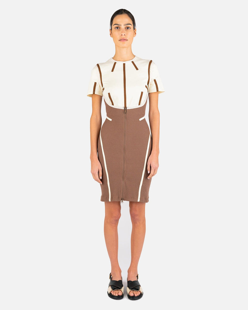 Eckhaus Latta Women Dresses Gemini Dress in Latte