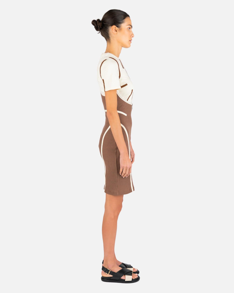 Eckhaus Latta Women Dresses Gemini Dress in Latte