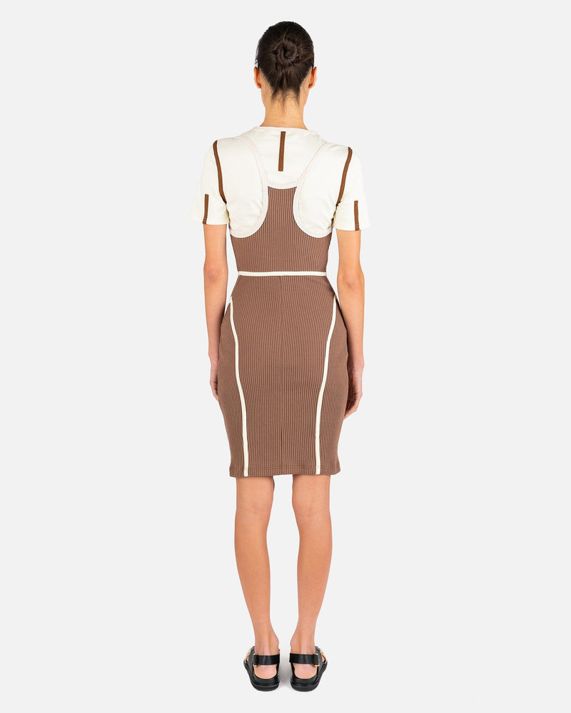 Eckhaus Latta Women Dresses Gemini Dress in Latte