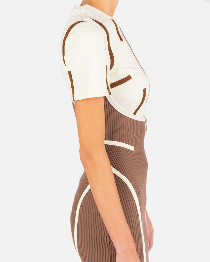 Eckhaus Latta Women Dresses Gemini Dress in Latte