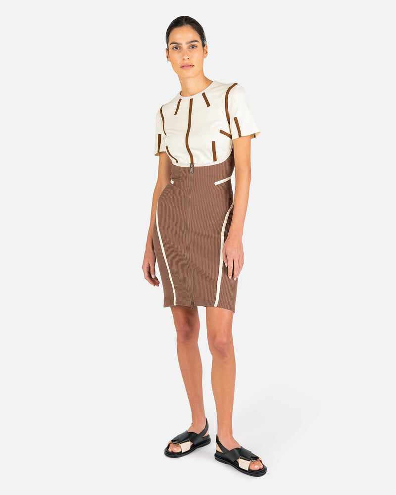 Eckhaus Latta Women Dresses Gemini Dress in Latte