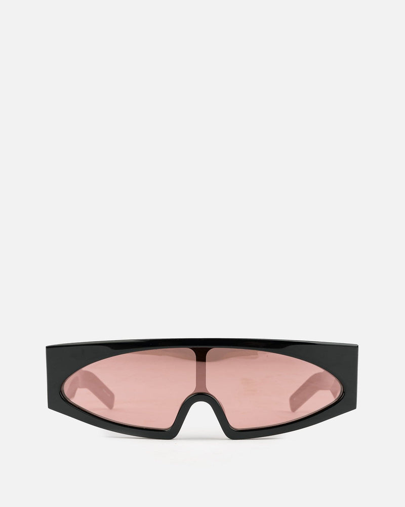 Rick Owens Eyewear Gene Sunglasses in Black/Rose