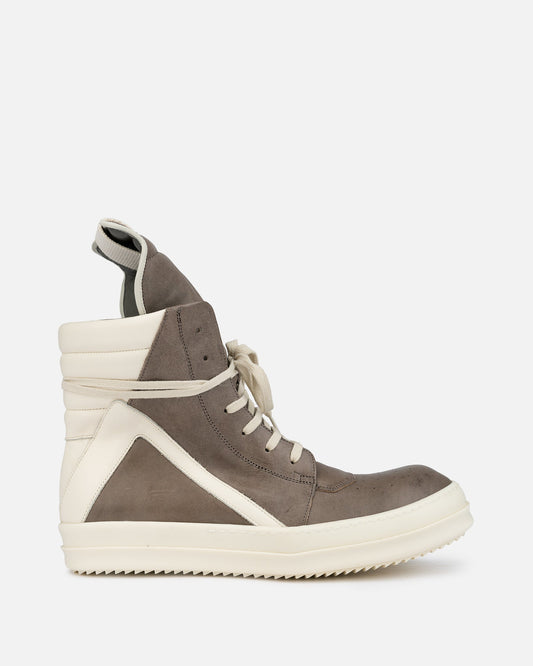 Rick Owens Men's Sneakers Geobasket in Dust/Milk