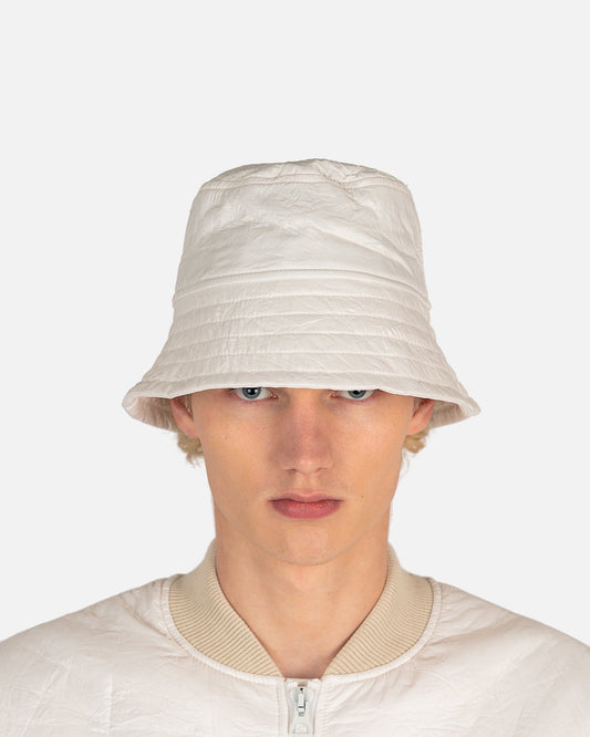 Dries Van Noten Men's Hats Gilly Bucket Hat in White