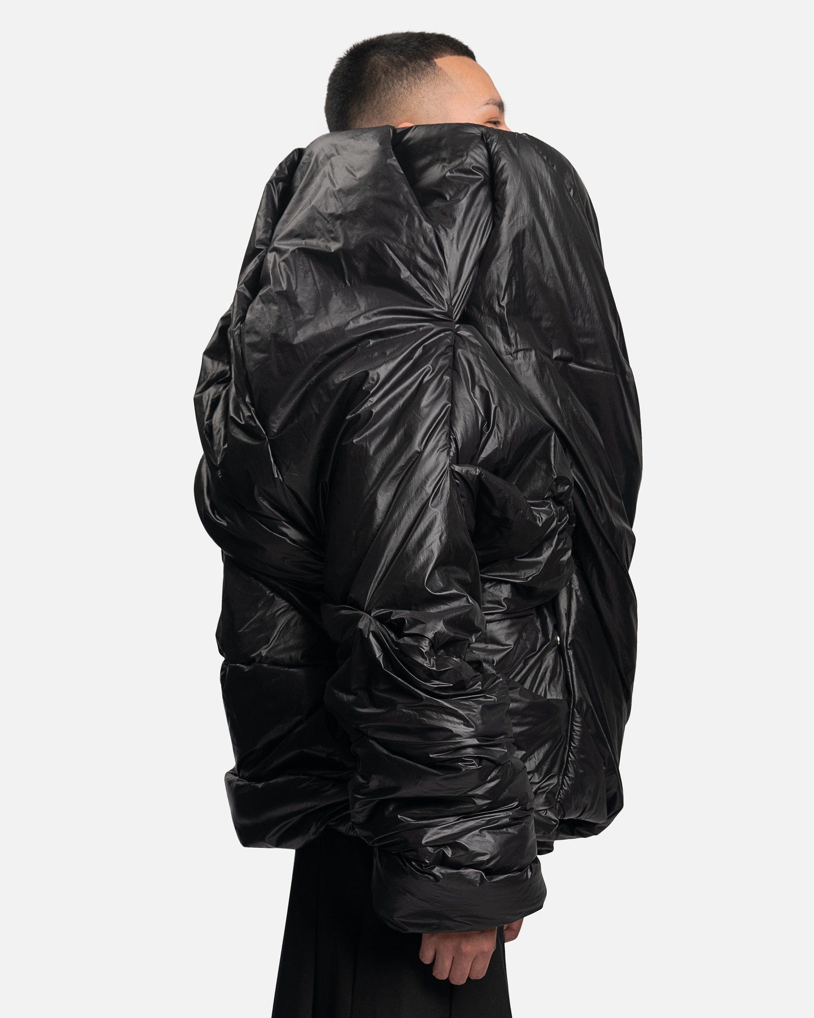 Goomheo Men's Jackets Glacier Puffer Jacket in Aubergine Black