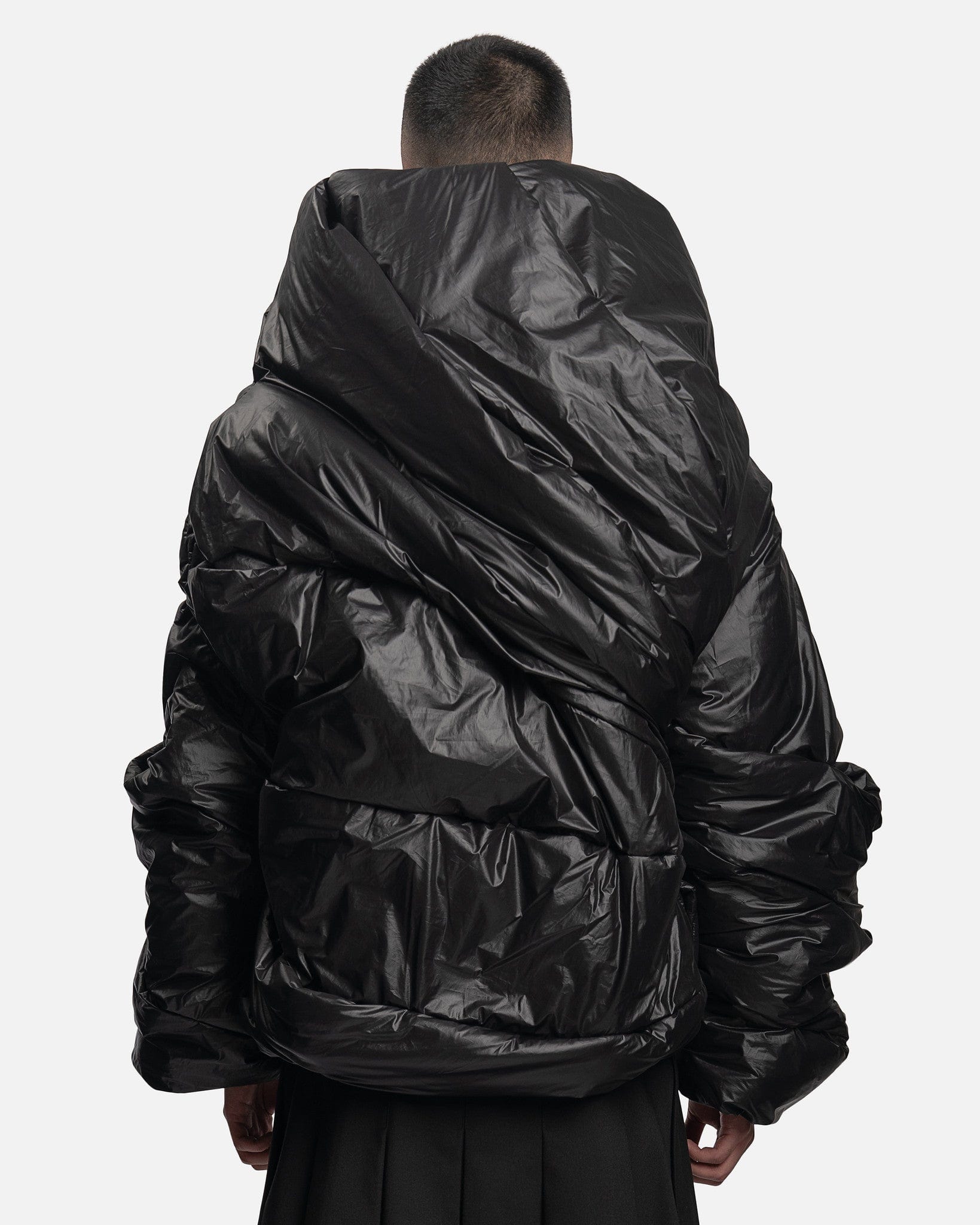 Goomheo Men's Jackets Glacier Puffer Jacket in Aubergine Black