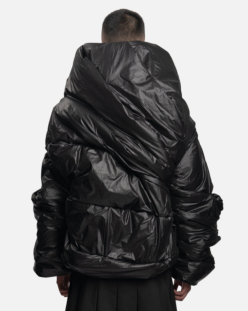 Goomheo Men's Jackets Glacier Puffer Jacket in Aubergine Black