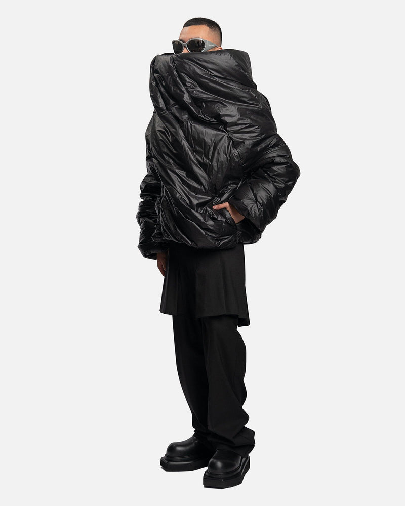 Goomheo Men's Jackets Glacier Puffer Jacket in Aubergine Black