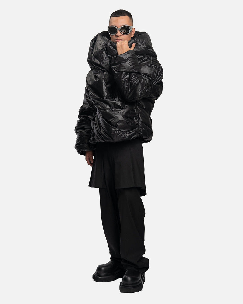 Goomheo Men's Jackets Glacier Puffer Jacket in Aubergine Black