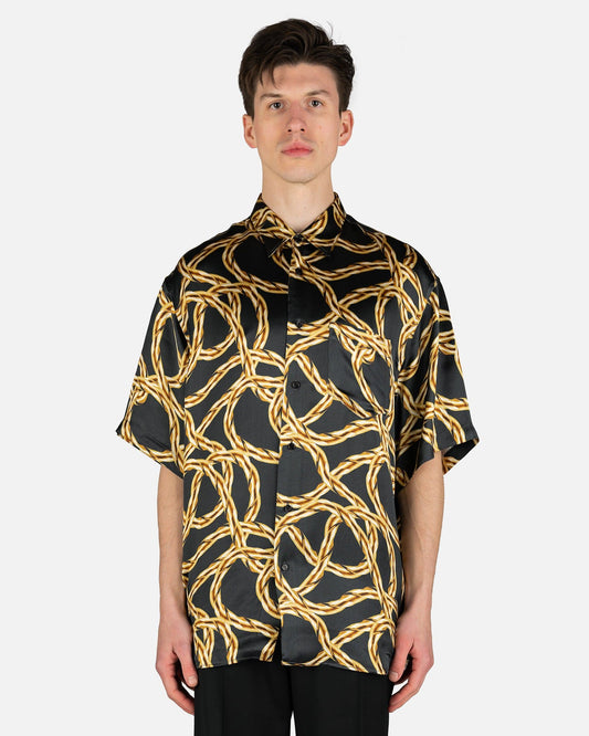 VETEMENTS Men's Shirts Gold Chain Fluid Shirt