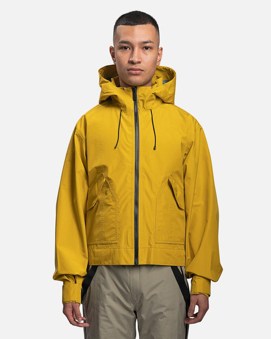 KANGHYUK Men's Jackets Gore-Tex Hooded Bomber Jacket in Yellow