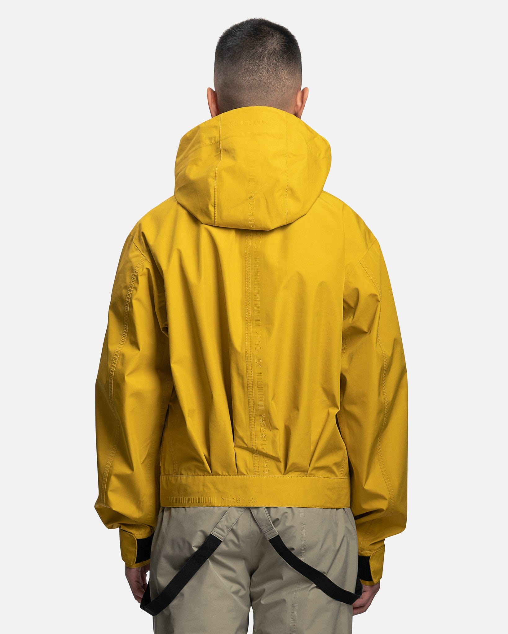 KANGHYUK Men's Jackets Gore-Tex Hooded Bomber Jacket in Yellow
