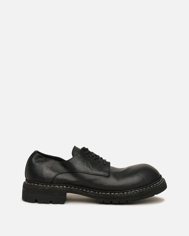 Guidi Men's Shoes GR02V Full Grain Derbys in Black