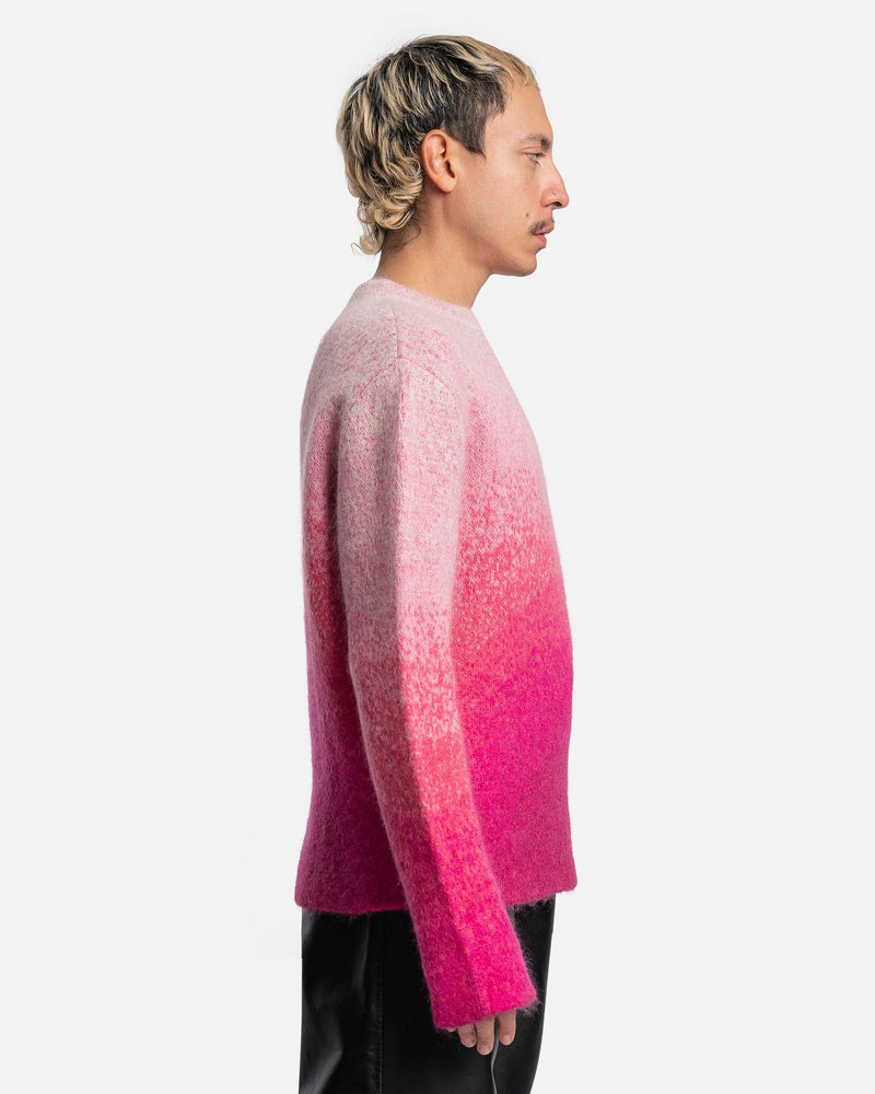 SVRN Sweater Neck in Crew Gradient – Pink