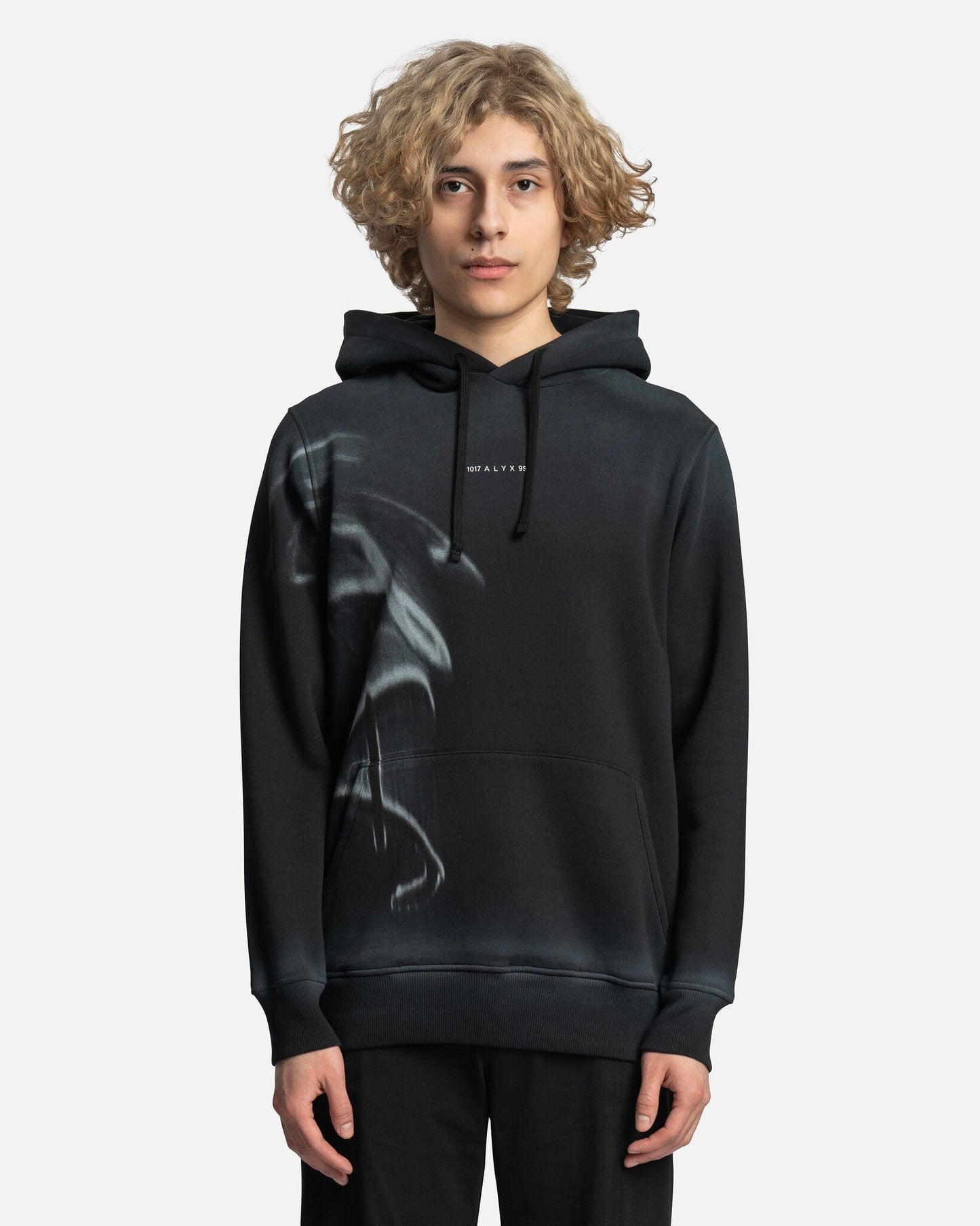 1017 ALYX 9SM Men's Sweatshirts Graphic Hoodie in Black