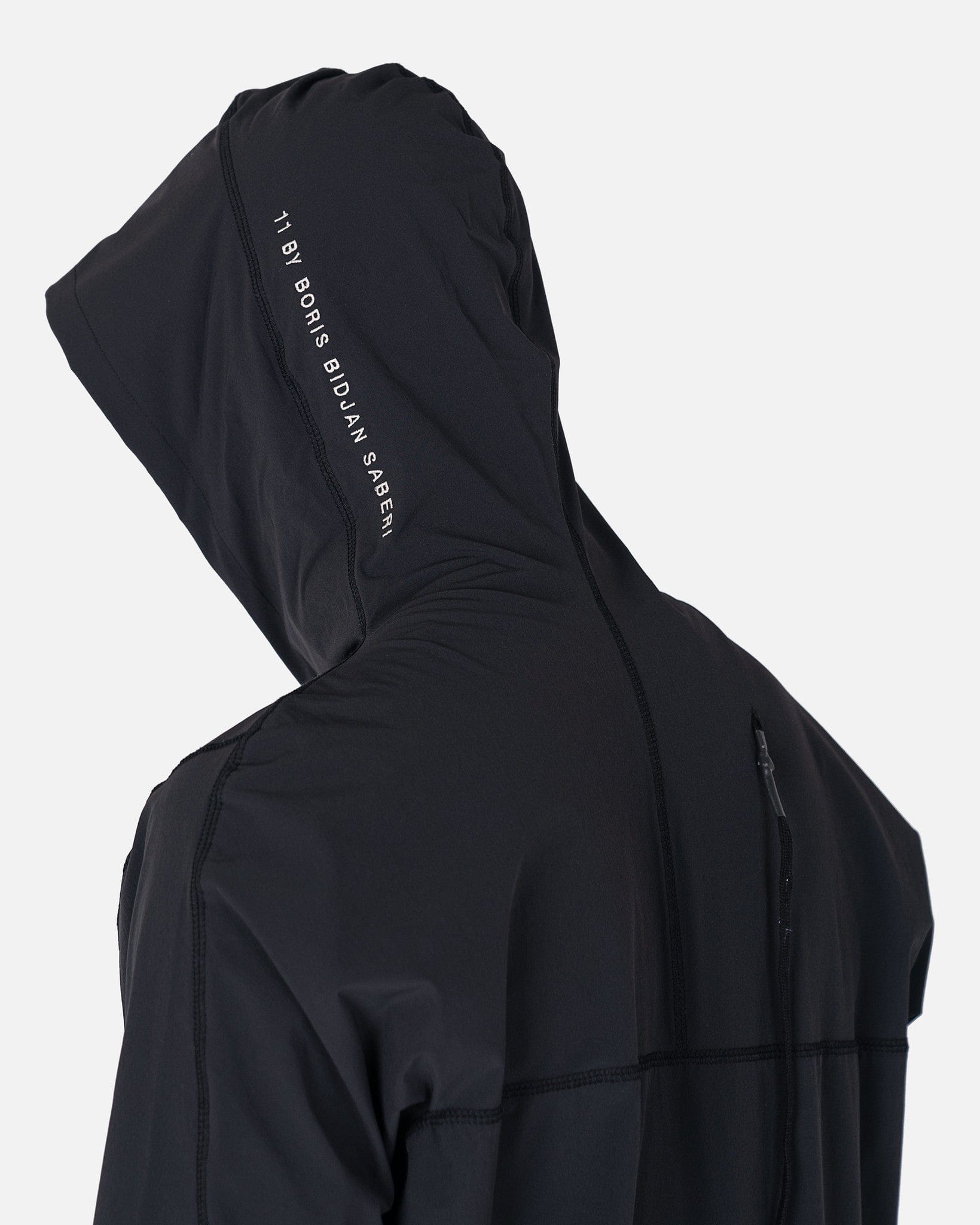 11 by Boris Bidjan Saberi Men's Sweatshirts H1B Hoodie in Black