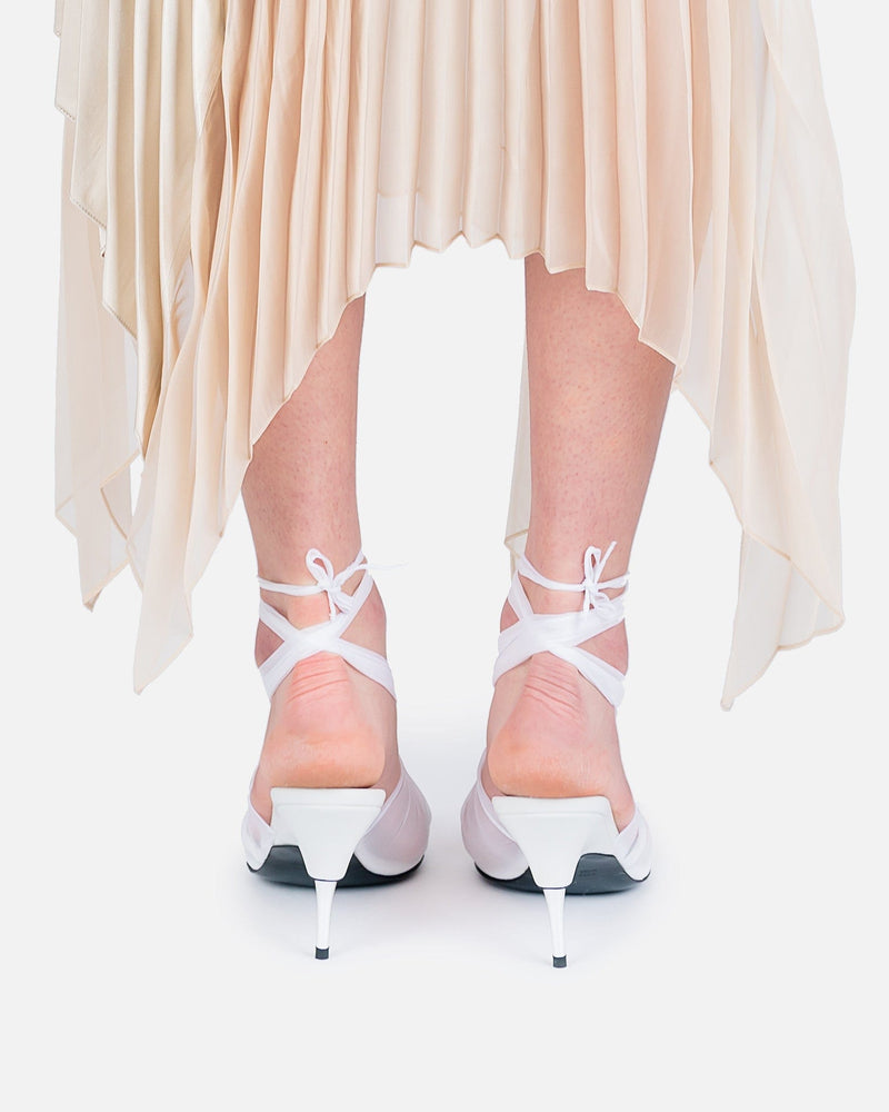 Peter Do Women Sandals Handkerchief Sandal in White