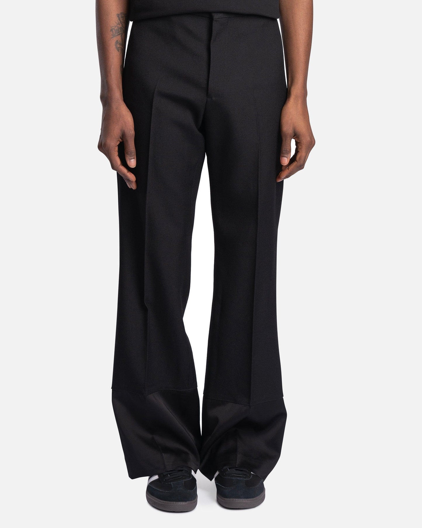 Wales Bonner Men's Pants Harmony Trousers in Black