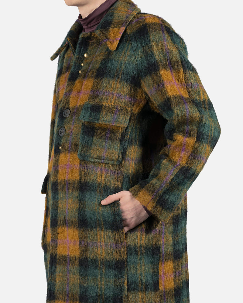 Andersson Bell Men's Jackets Harry Check Raglan Coat in Multi