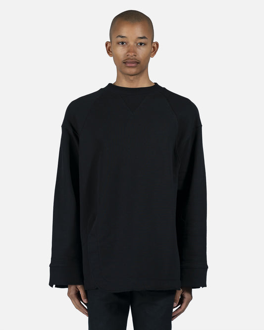 Dries Van Noten Men's Sweatshirts Hawkins Sweater in Black
