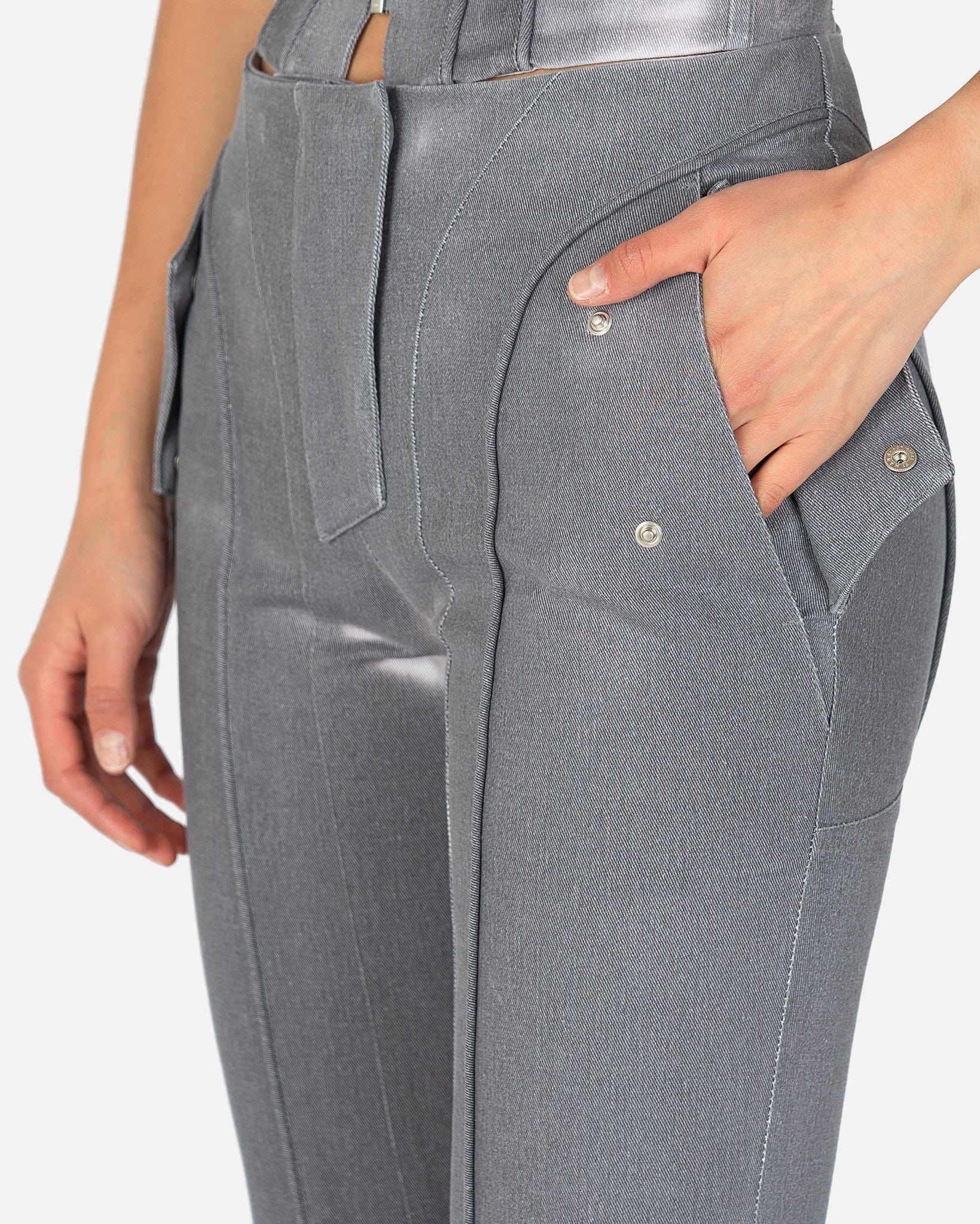 MISBHV Women Pants Heat Reactive Harley Trousers in Grey