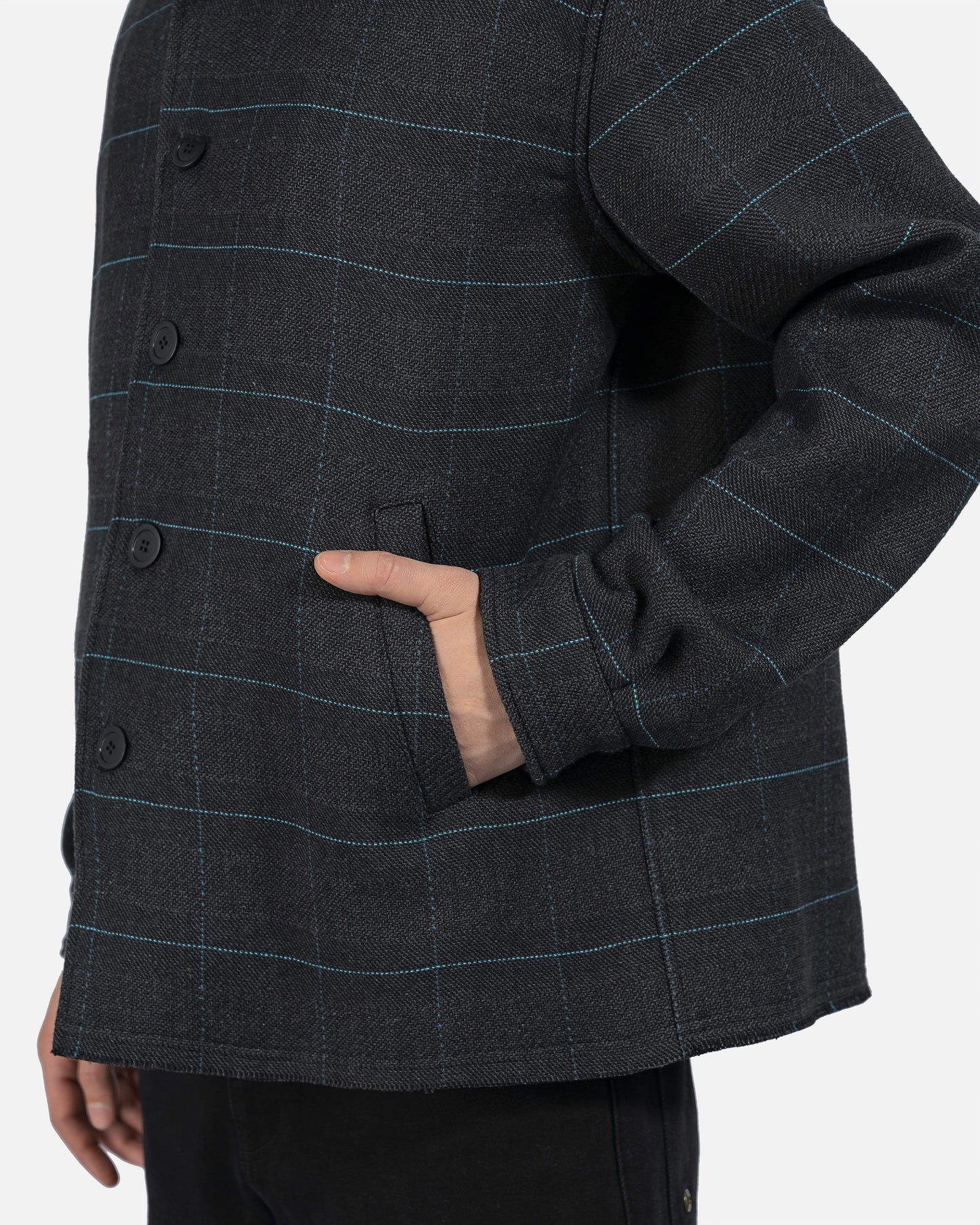 John Elliott Men's Jackets Hemi Short Coat in Ambria Check