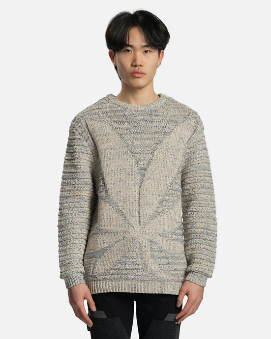 Nahmias Men's Sweater Hemp Crewneck in Light Blue
