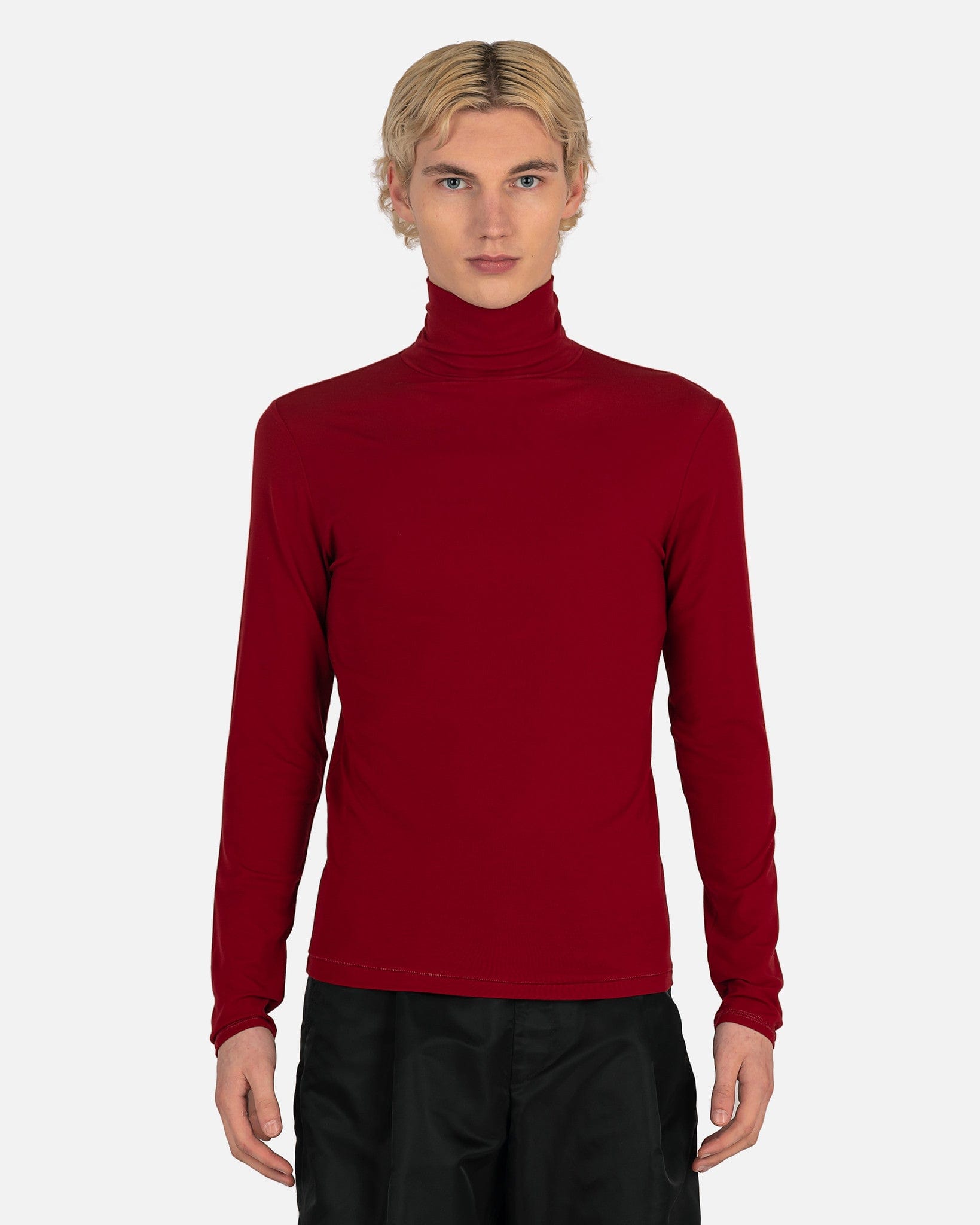 Dries Van Noten Men's Shirts Heyze Jersey in Red