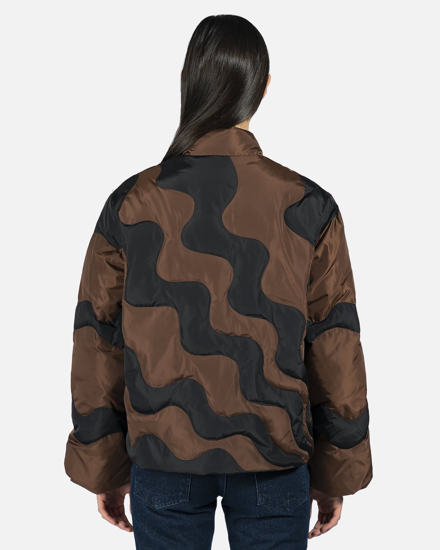 Paloma Wool Women Jackets Hokusai Puffer Jacket in Brown
