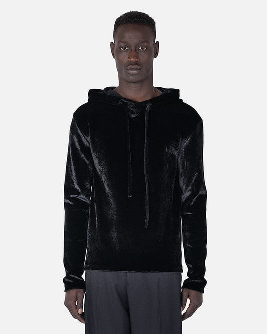 Jil Sander Men's T-Shirts Hooded T-Shirt in Black