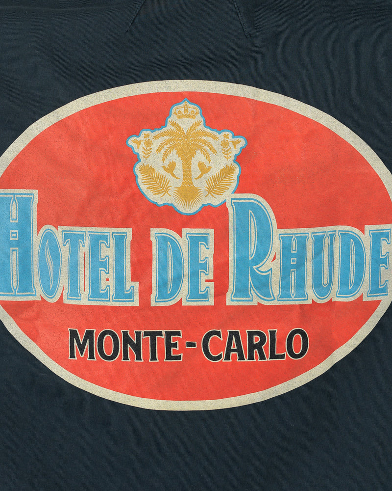 Rhude Men's T-Shirts Hotel de Rhude T-Shirt in Black