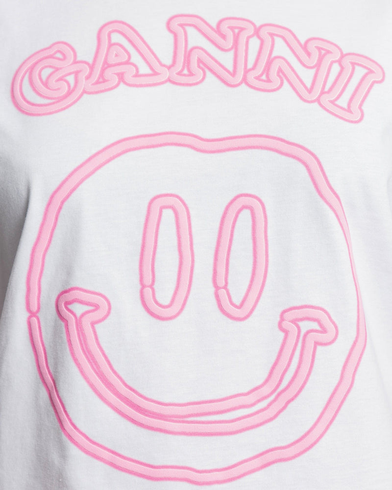Ganni Women T-Shirts Hotel Ganni Cotton Jersey in Bright White