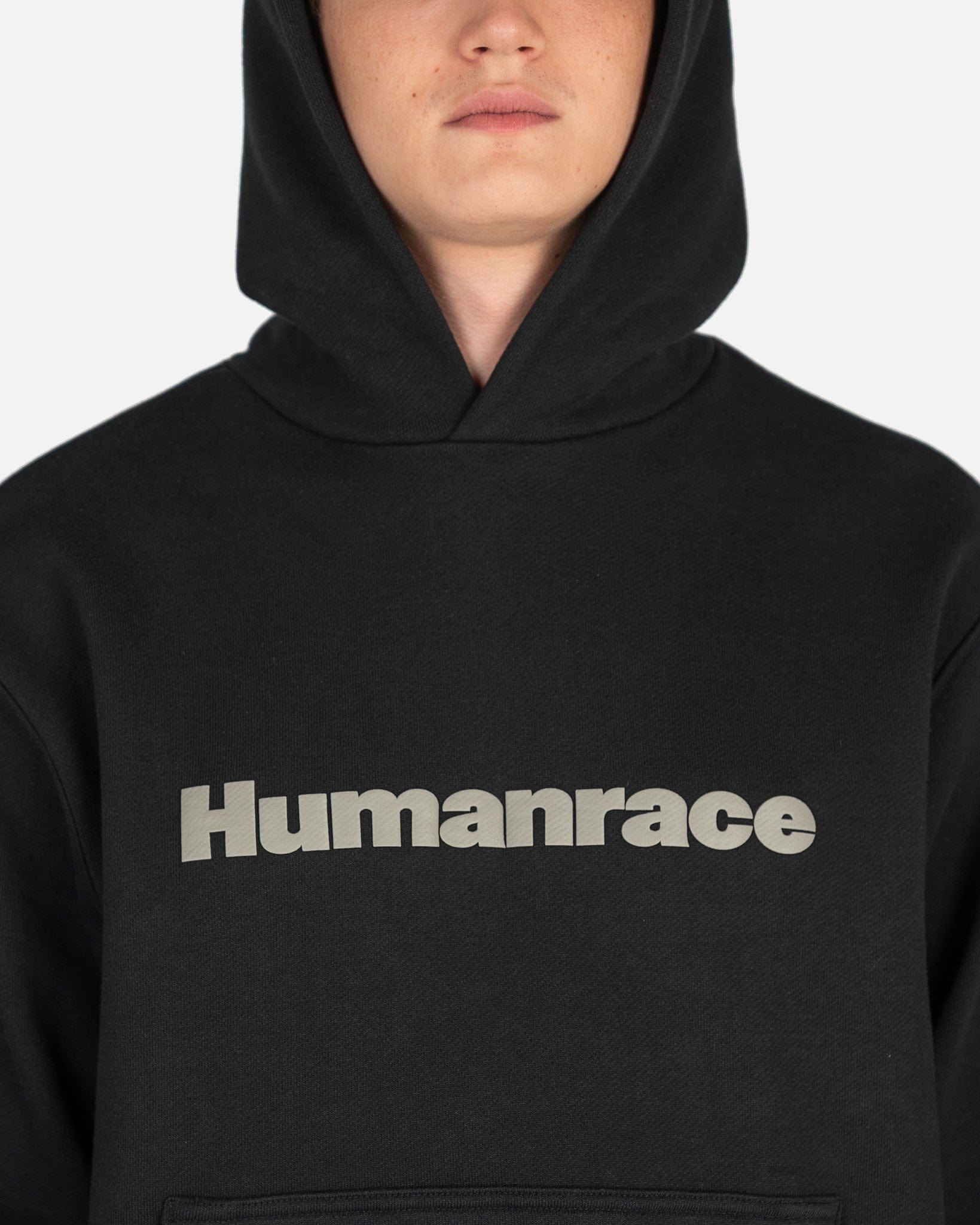 Adidas Men's Sweatshirts Human Race Basic Hoodie in Black