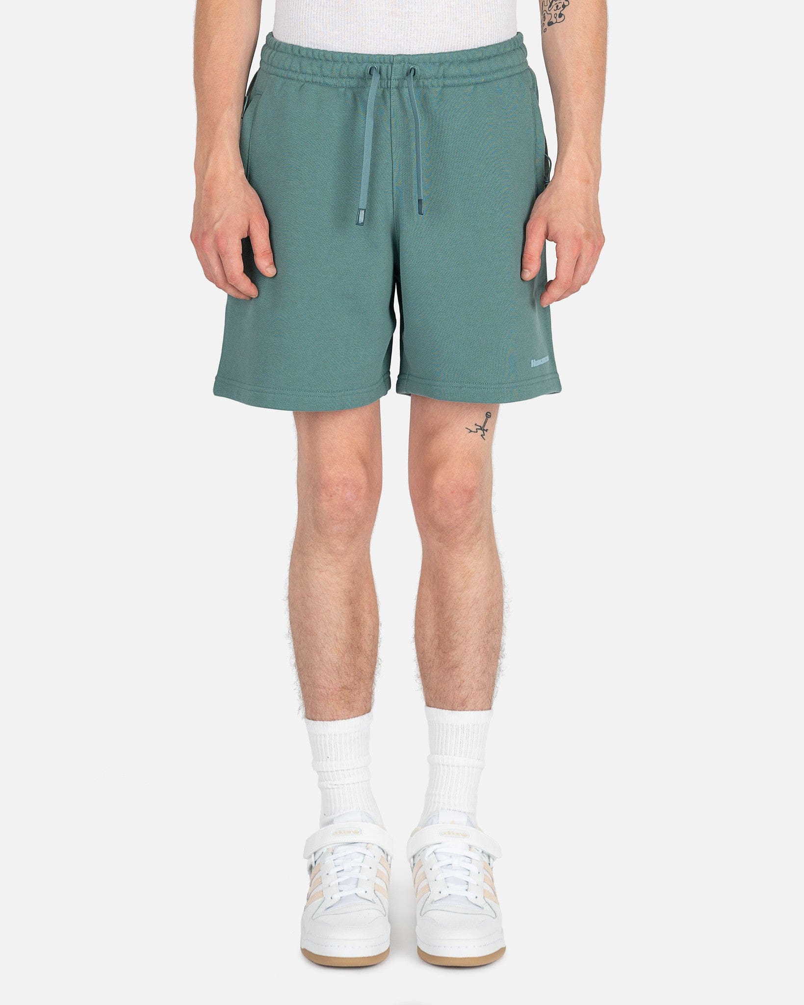 Adidas Men's Shorts Human Race Basic Shorts in Hazy Emerald