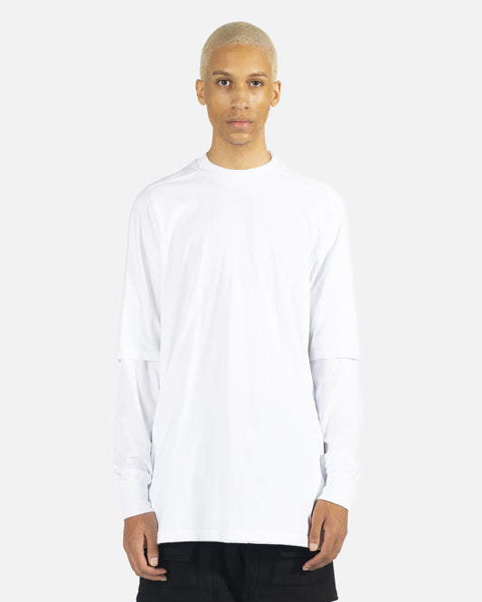 Rick Owens DRKSHDW Men's T-Shirts Hustler Tee in White