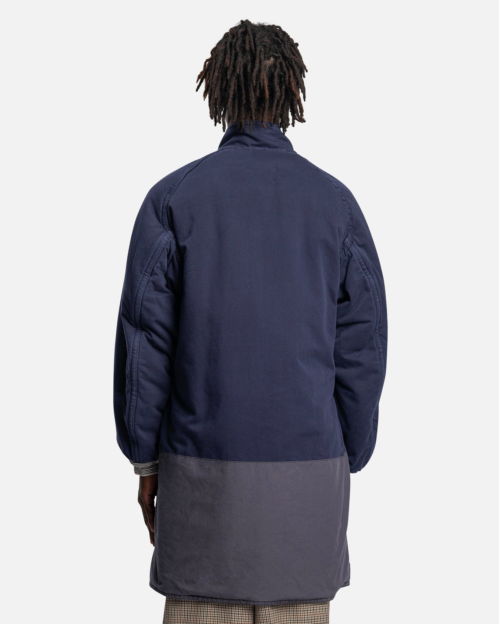 Hybrid Padded Coat in Navy – SVRN