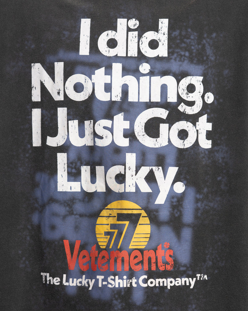 Reality Glitch "I'm Not Lucky" Men's T-Shirt – Sherlock Inspired Graphic Tee, 100% Cotton