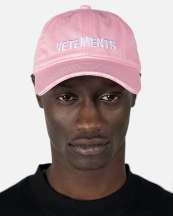 Iconic Logo Cap in Baby Pink – SVRN